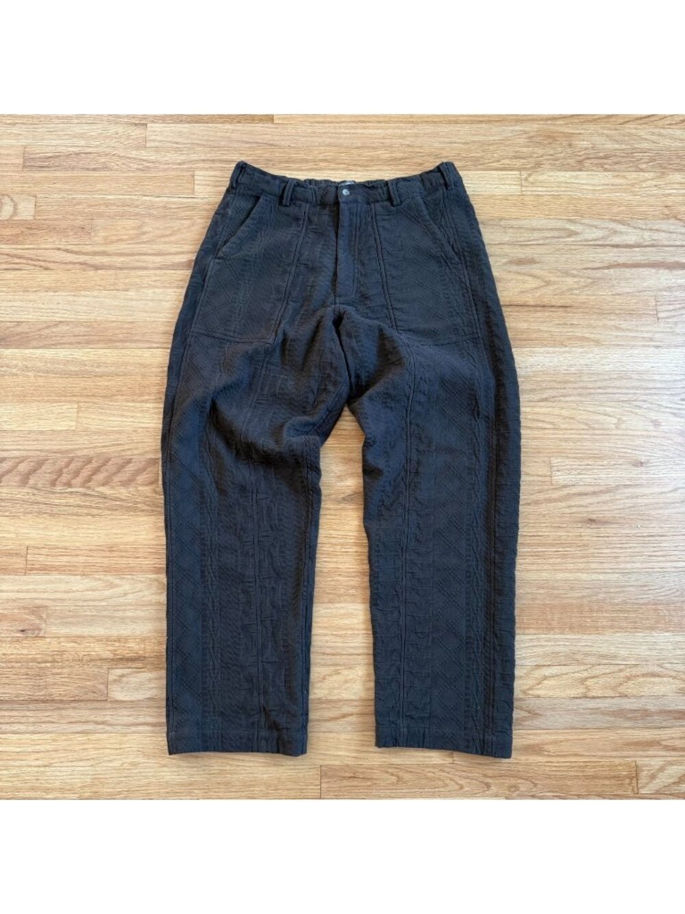 18 East Woven Roy Baker Pants in Brown Large